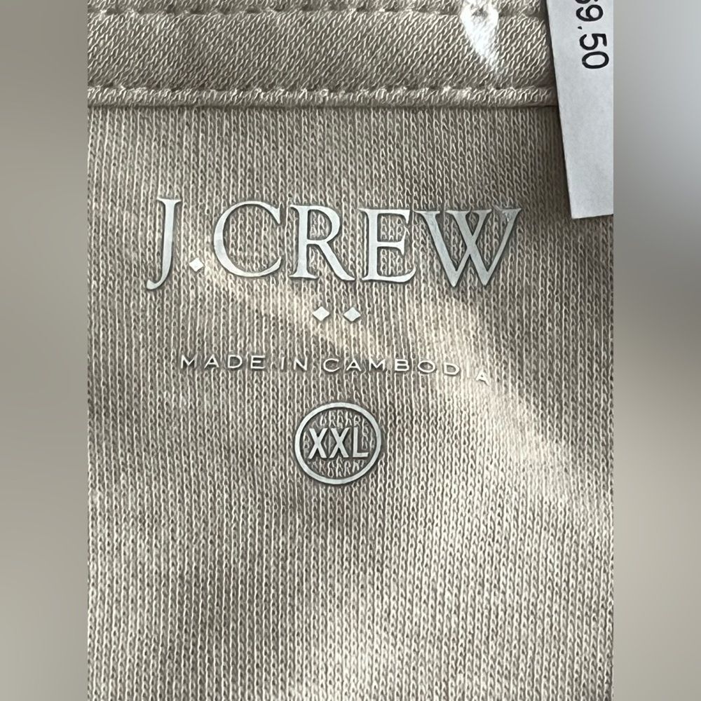 J Crew Men's Soft Touch Polo Shirt Cotton Classic Beige - Picture 5 of 8